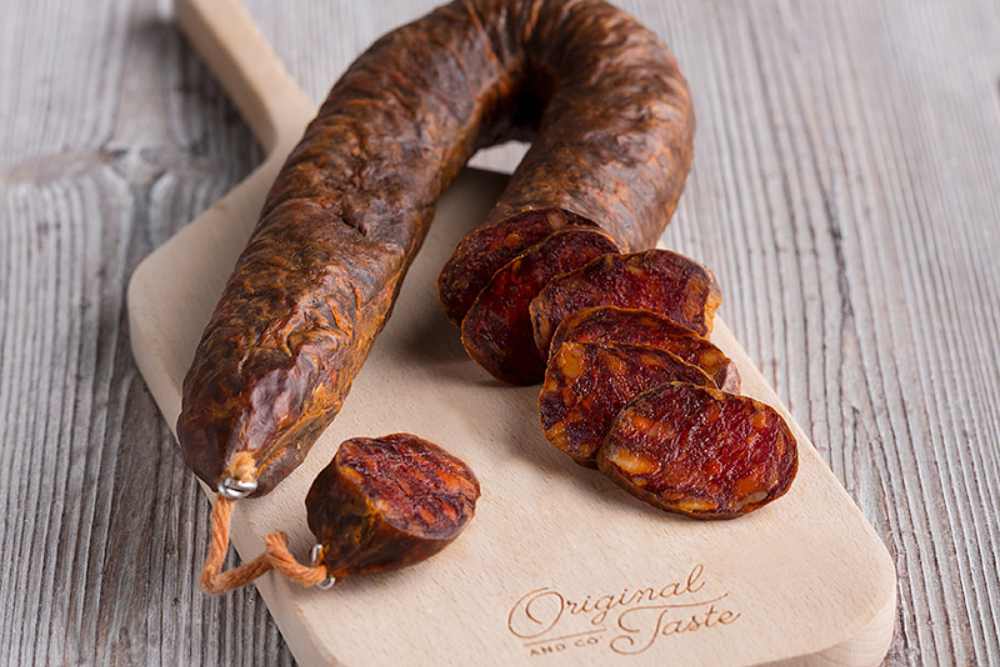 chorizo de León ahumado a la leña